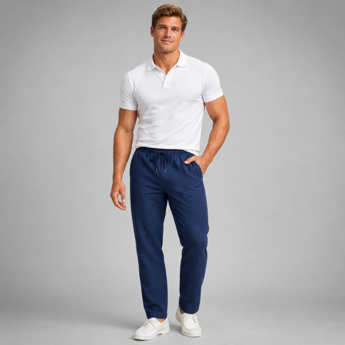 The Larkspur Men’s Hemp Breathable Straight Leg Pants
