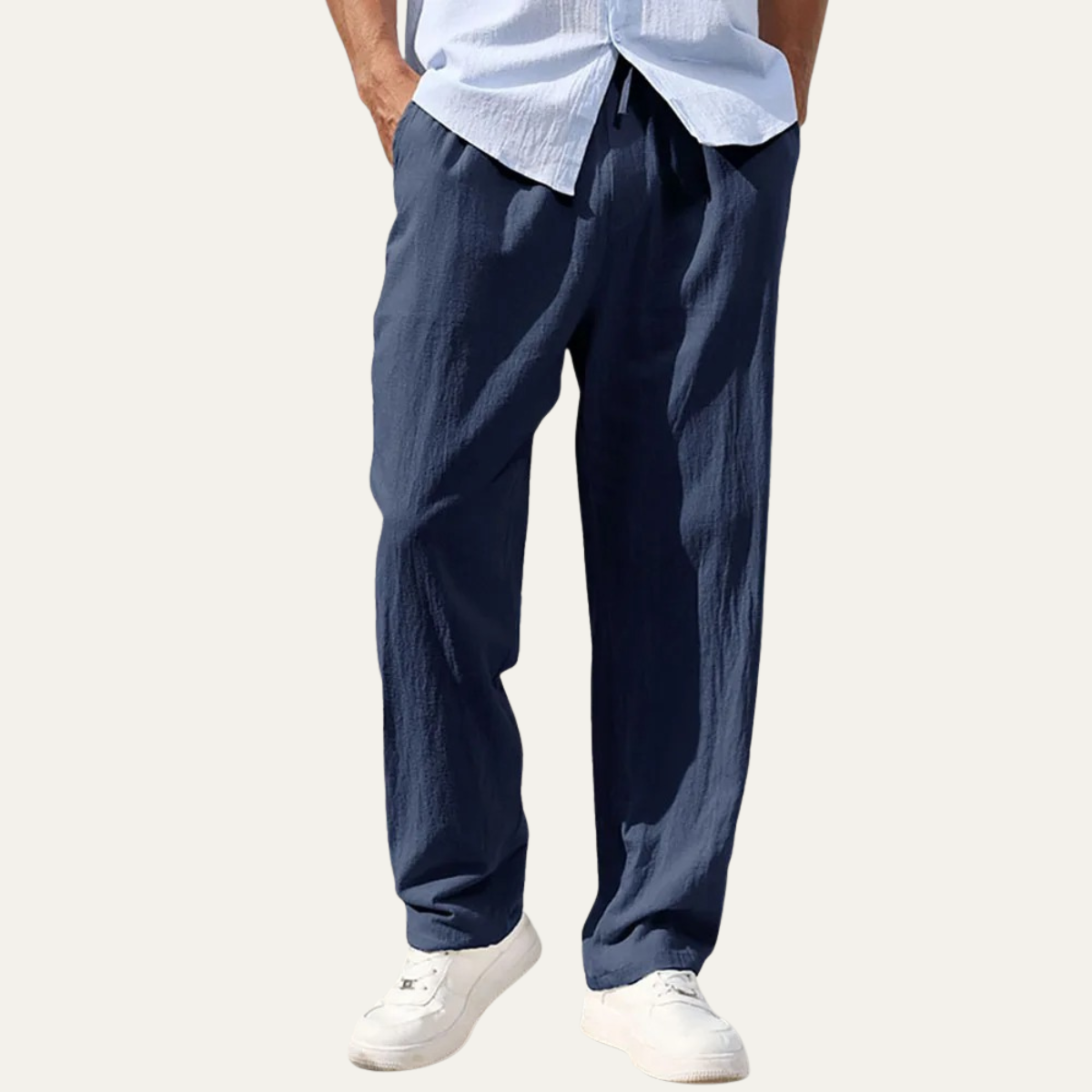 The Millbrook Men’s Lightweight Linen Straight Leg Pants