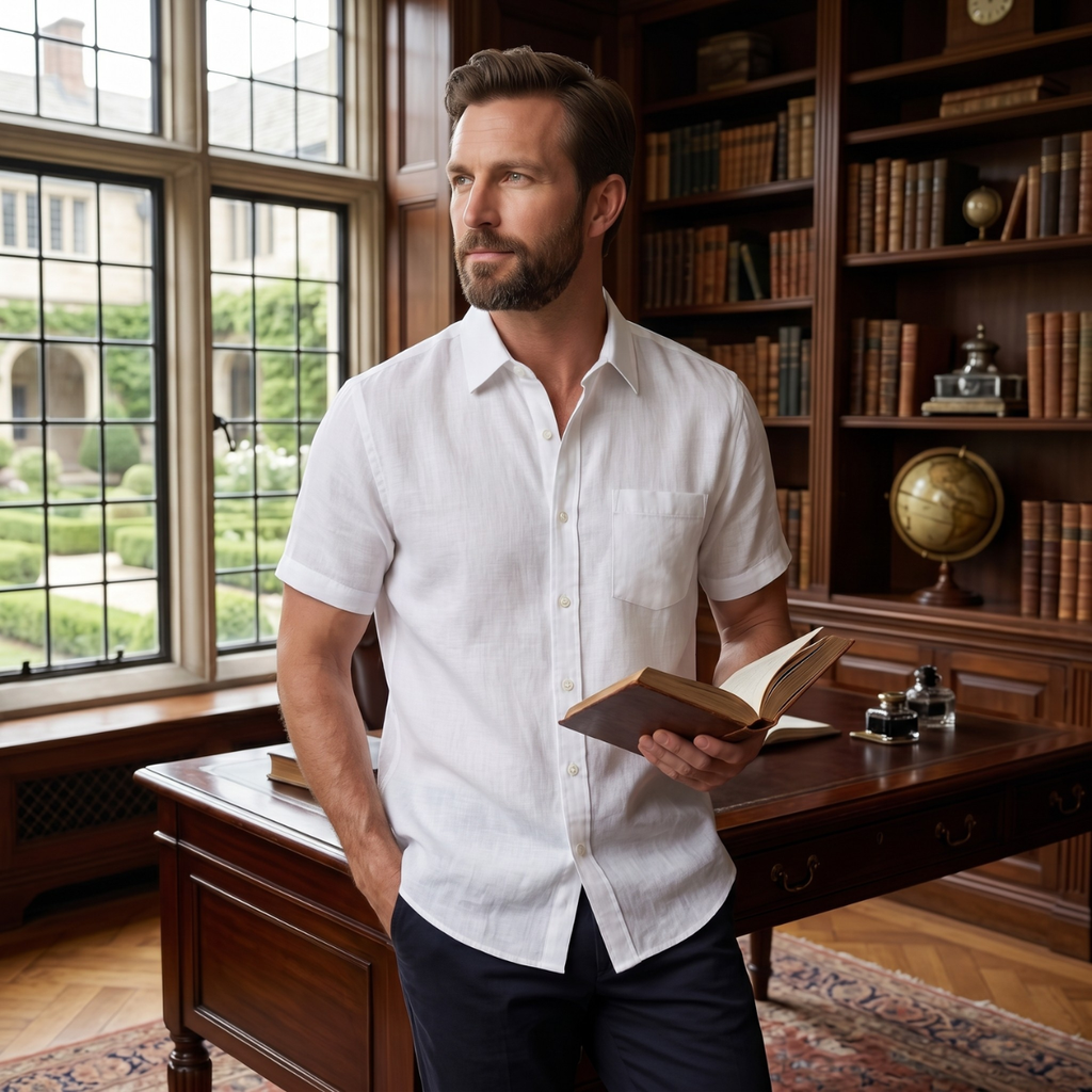 The Old Money Linen Shirt For Men