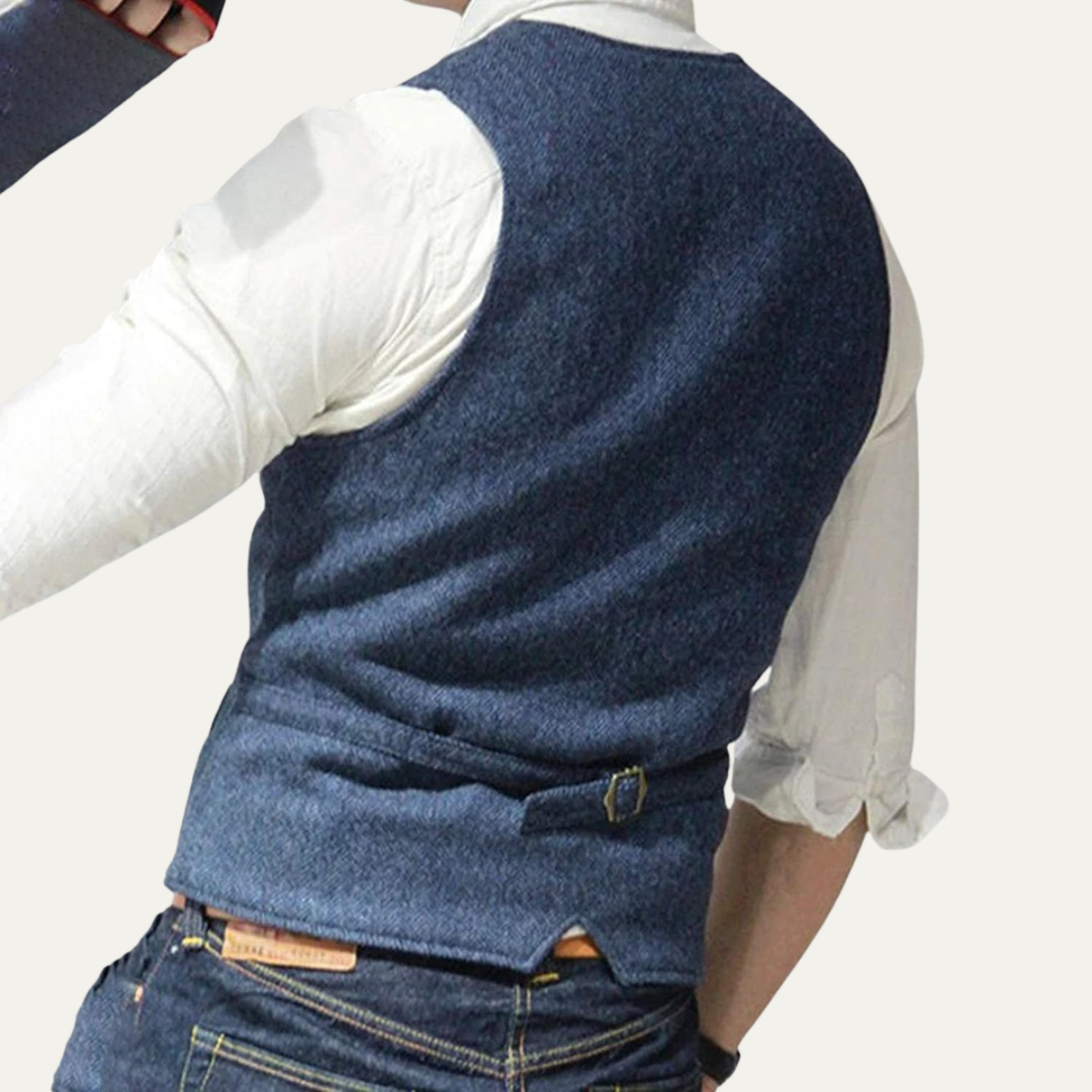 Men’s Vintage Button Up Sweater Vest