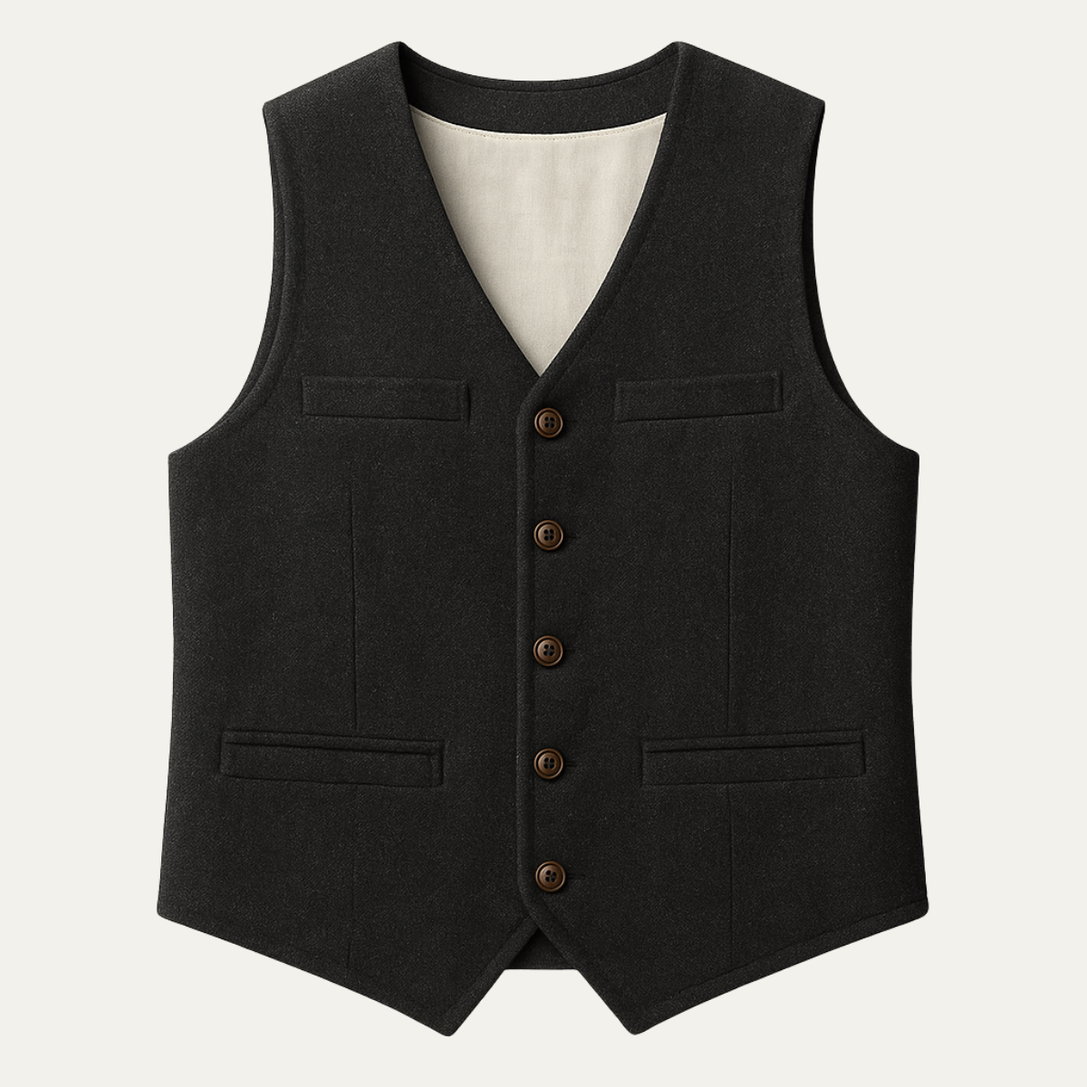 Men’s Vintage Button Up Sweater Vest