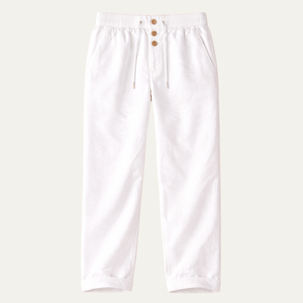 The Glenhaven Hill Men’s Breathable Straight Leg Cotton Linen Pants