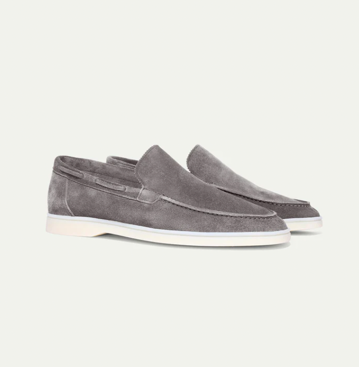 Men’s Faux Leather Loafers Slip On Luxury Shoes