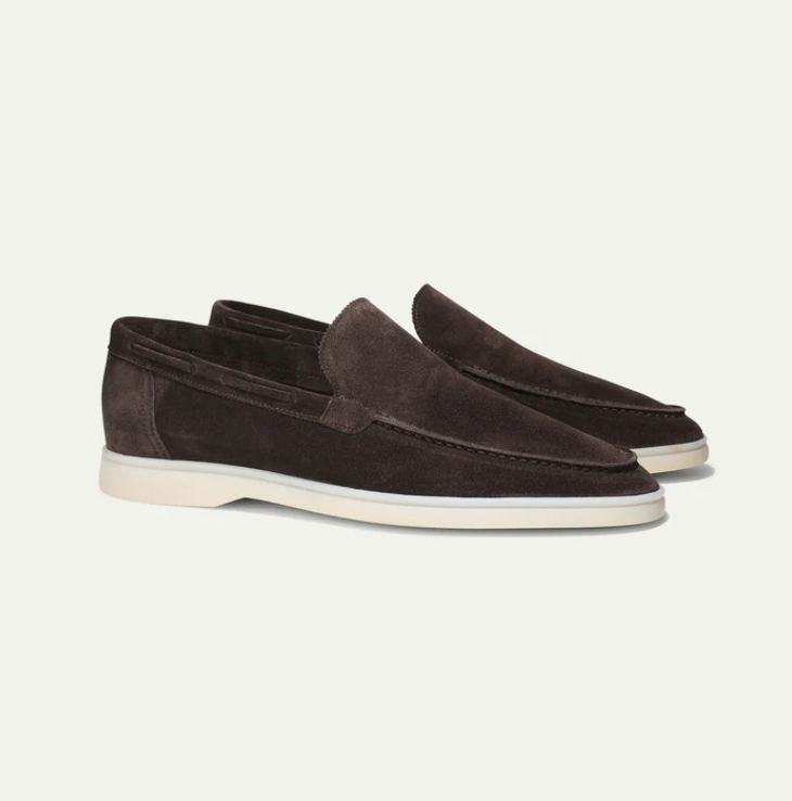 Men’s Faux Leather Loafers Slip On Luxury Shoes