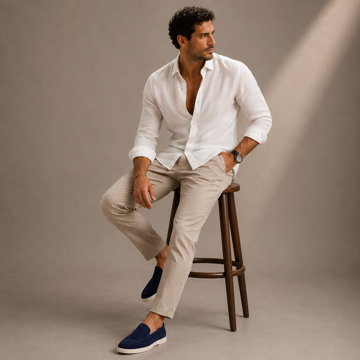 Men’s Slip On Suede Loafers