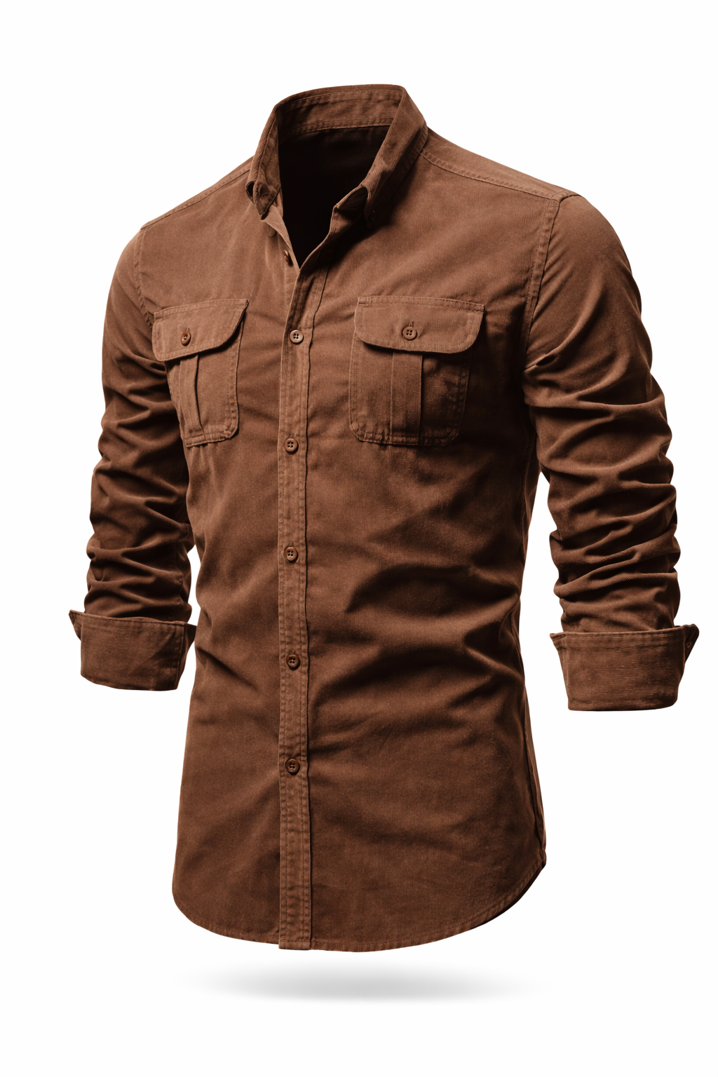 The Belleford Men’s Vintage Washed Denim Workwear Shirt