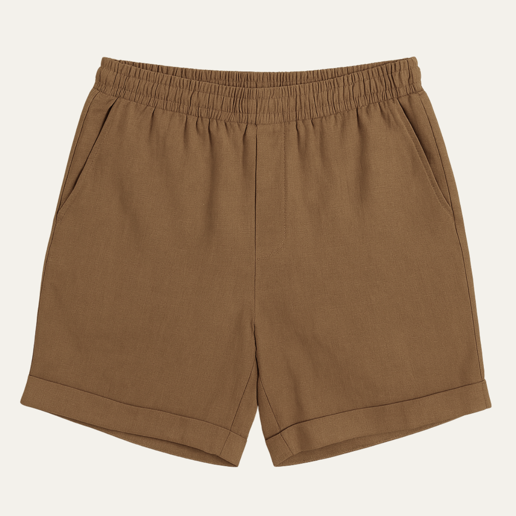 The Coogee Men’s Lightweight Summer Relaxed Fit Linen Shorts