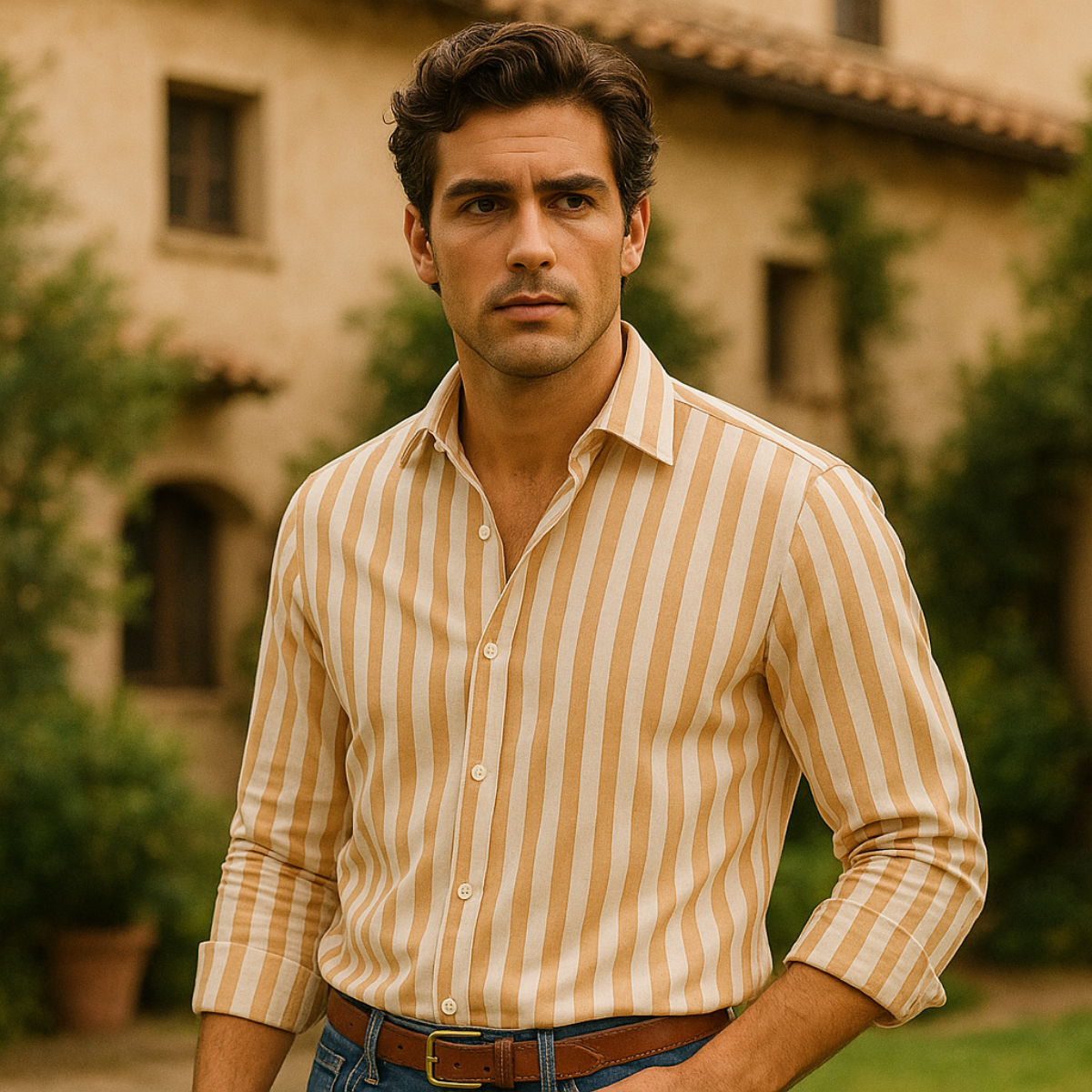 The Vittorio Striped Lightweight Shirt