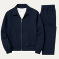 The Napoli Men’s Navy Blue Co Ord Set – Lightweight Jacket & Pants