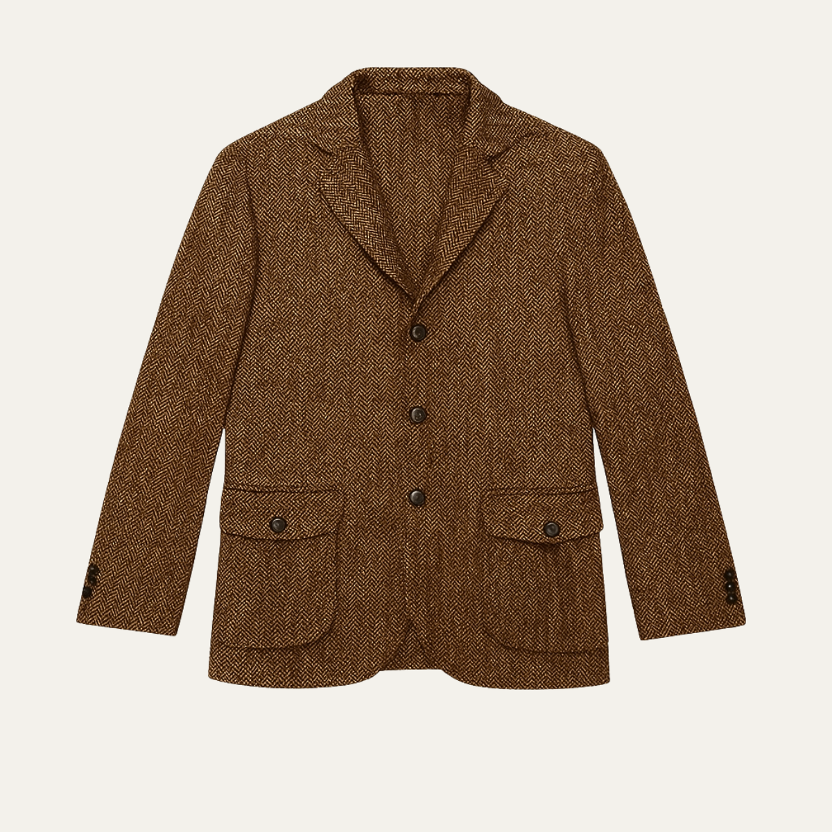 Men's TweedSingle Breasted Business - Wedding Guest - Blazer Suit