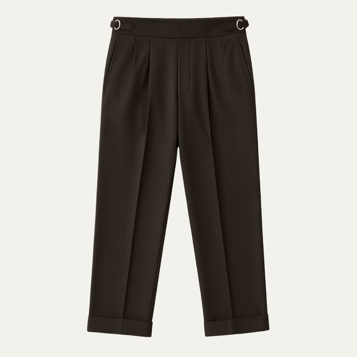 The Hensley Pleated Pants – High Waist Wool Pants for Men