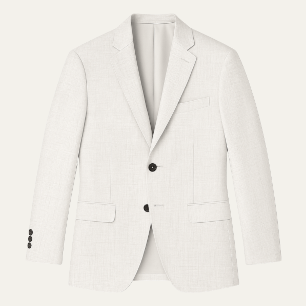 Men's Smart Casual Slim Fit Linen Blazer - Wedding Guest