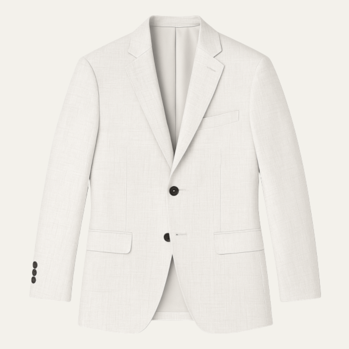 Men's Smart Casual Slim Fit Linen Blazer - Wedding Guest