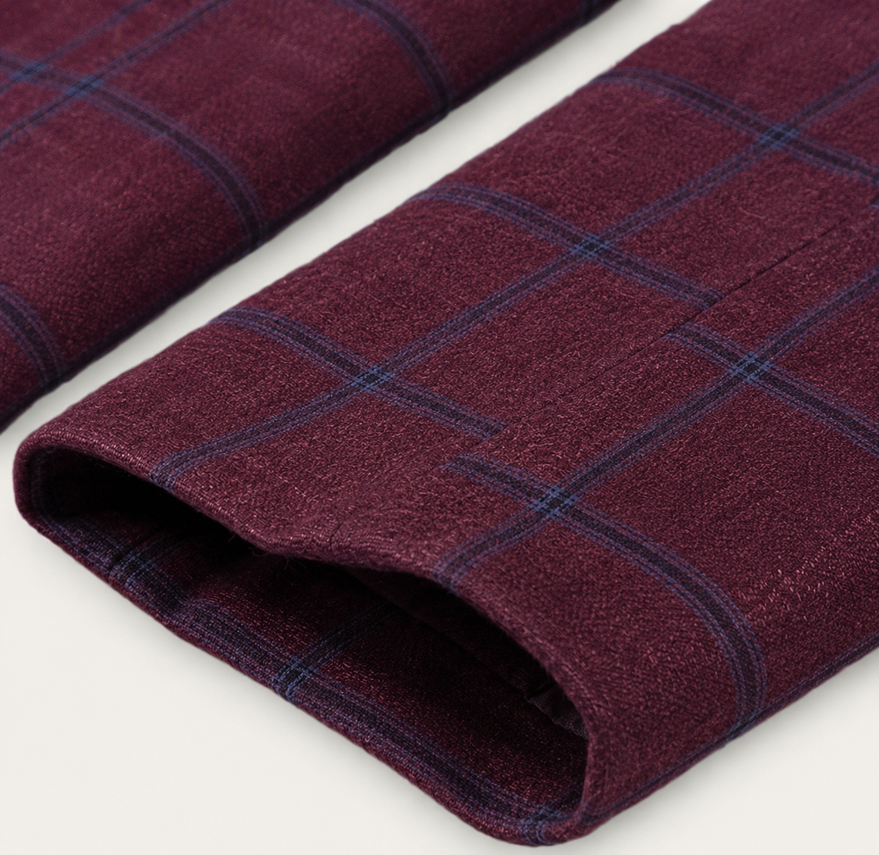 The Garda Porto Men’s Checked Double Breasted Plaid Blazer - Wedding Guest