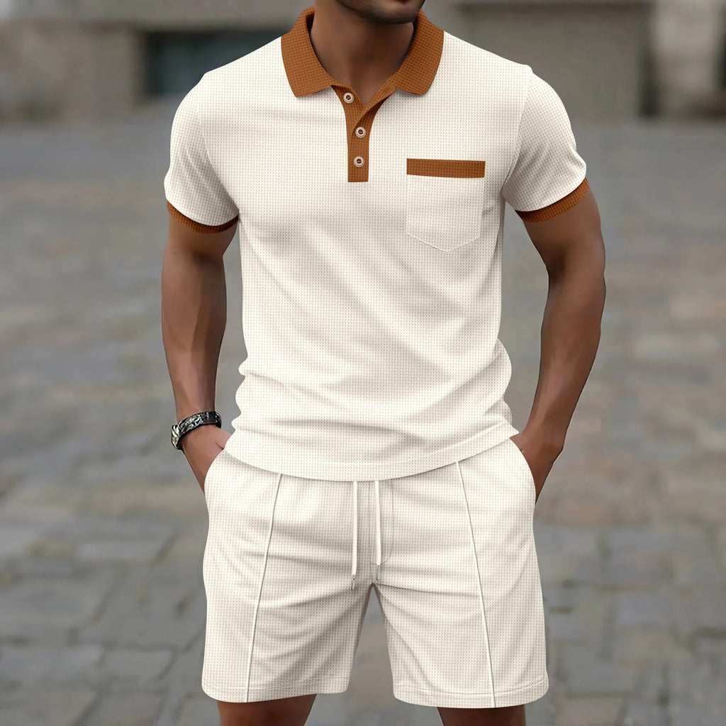 The Capri Set – Vintage Polo & Shorts Co ord for Men
