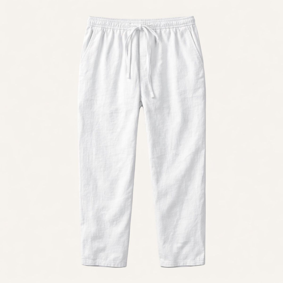 The Meadowgate Men’s Lightweight Breathable Drawstring  Cotton Linen Pants