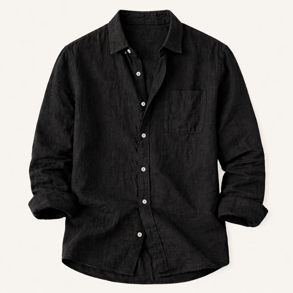 The Knightsbridge Men’s Lightweight Stand Collar Shirt
