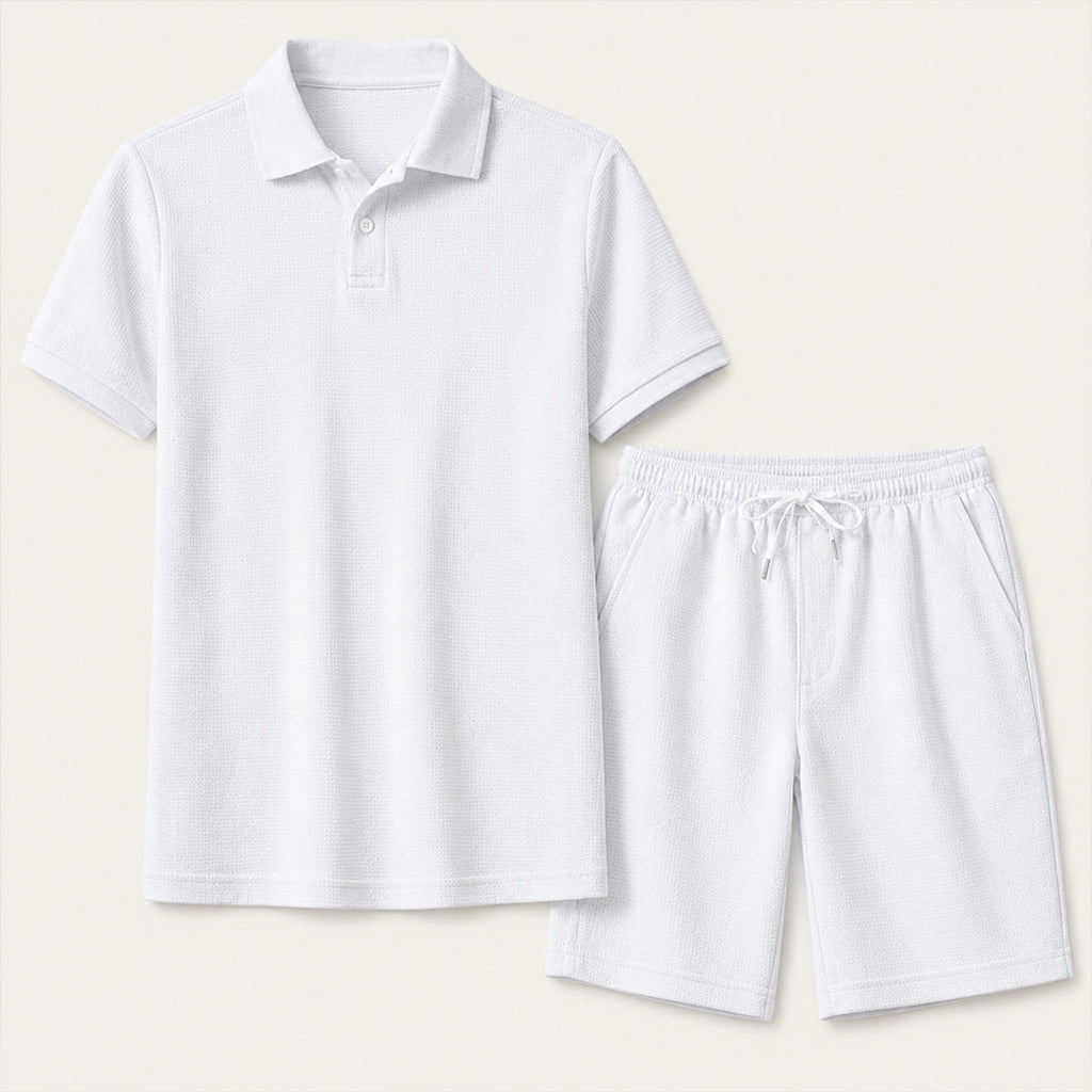 The Ashwood Creek Men’s Casual Co Ord Set –  Shirt & Shorts
