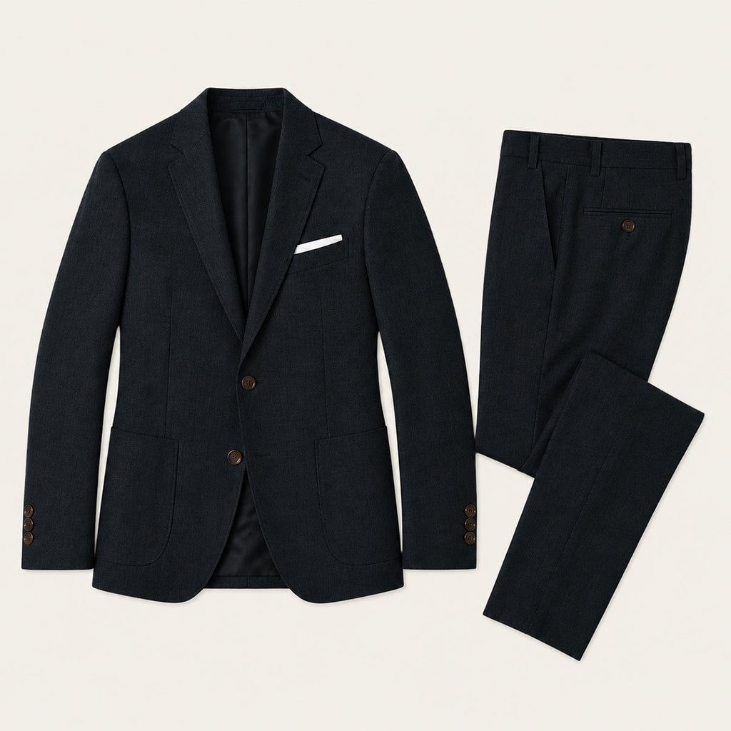 Men’s Slim Fit Set – Two Piece Business Wedding Suit