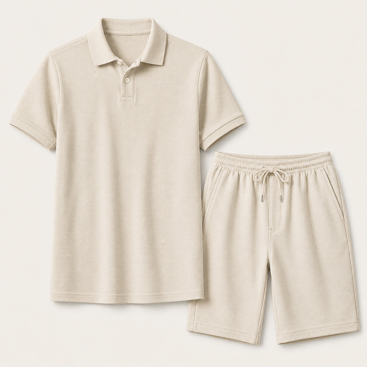 The Ashwood Creek Men’s Casual Co Ord Set –  Shirt & Shorts