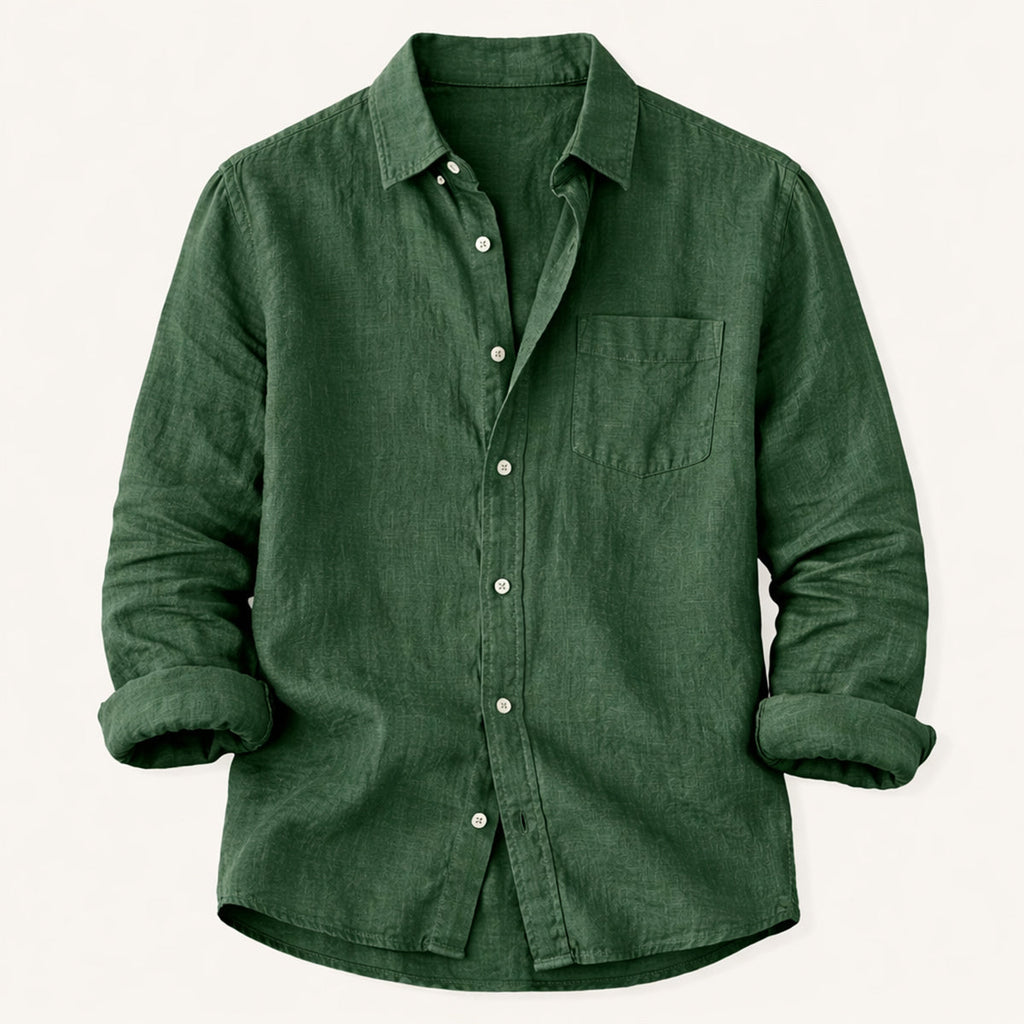 The Knightsbridge Men’s Lightweight Stand Collar Shirt
