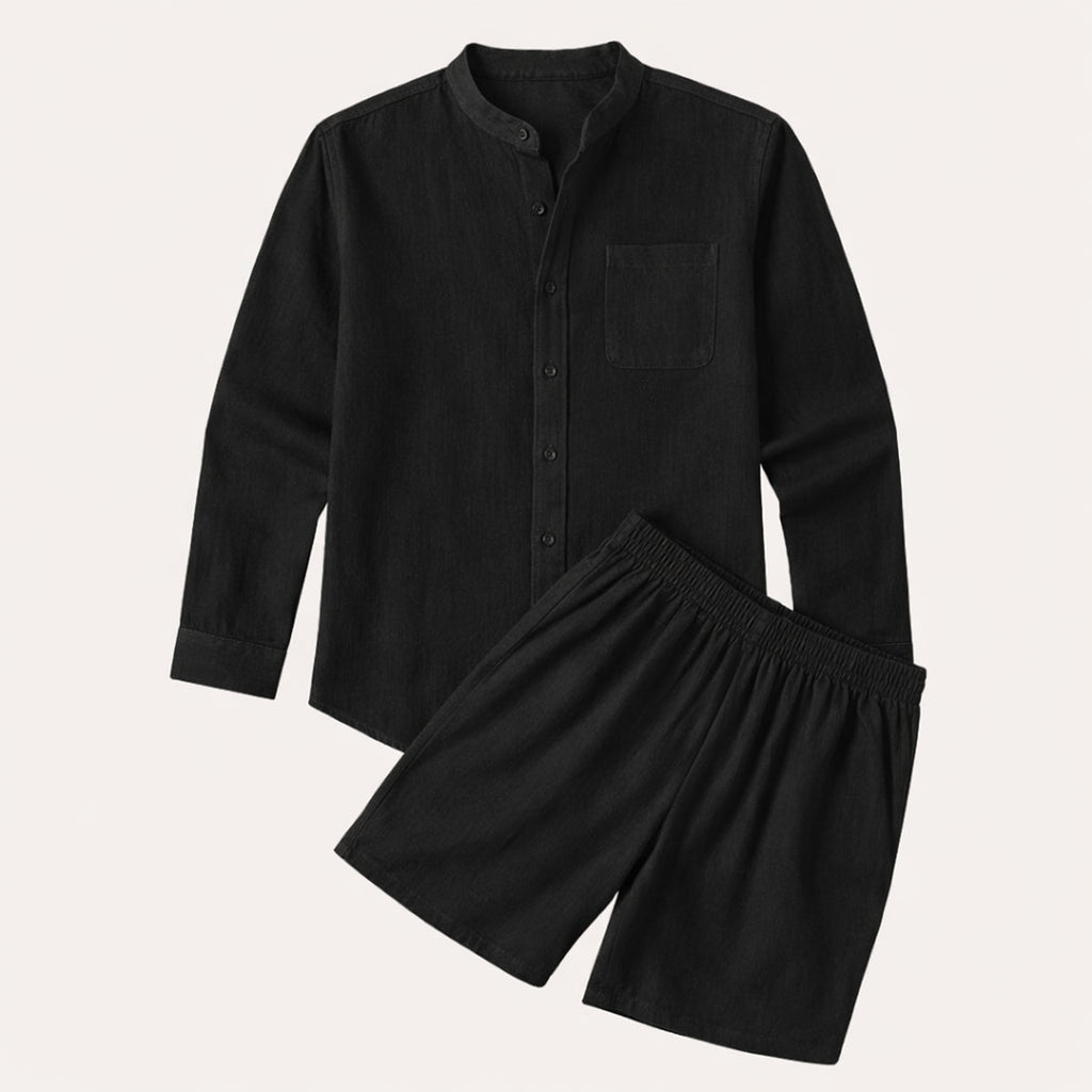 The Algrave Linen Set – Summer Co Ord for Men