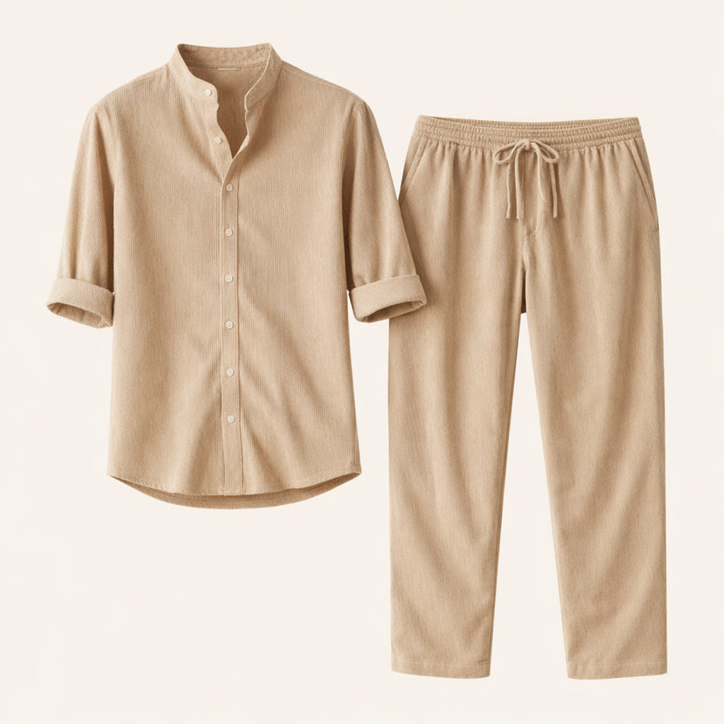 The Marble Arch  Men’s Summer Casual Set – Shirt & Pants