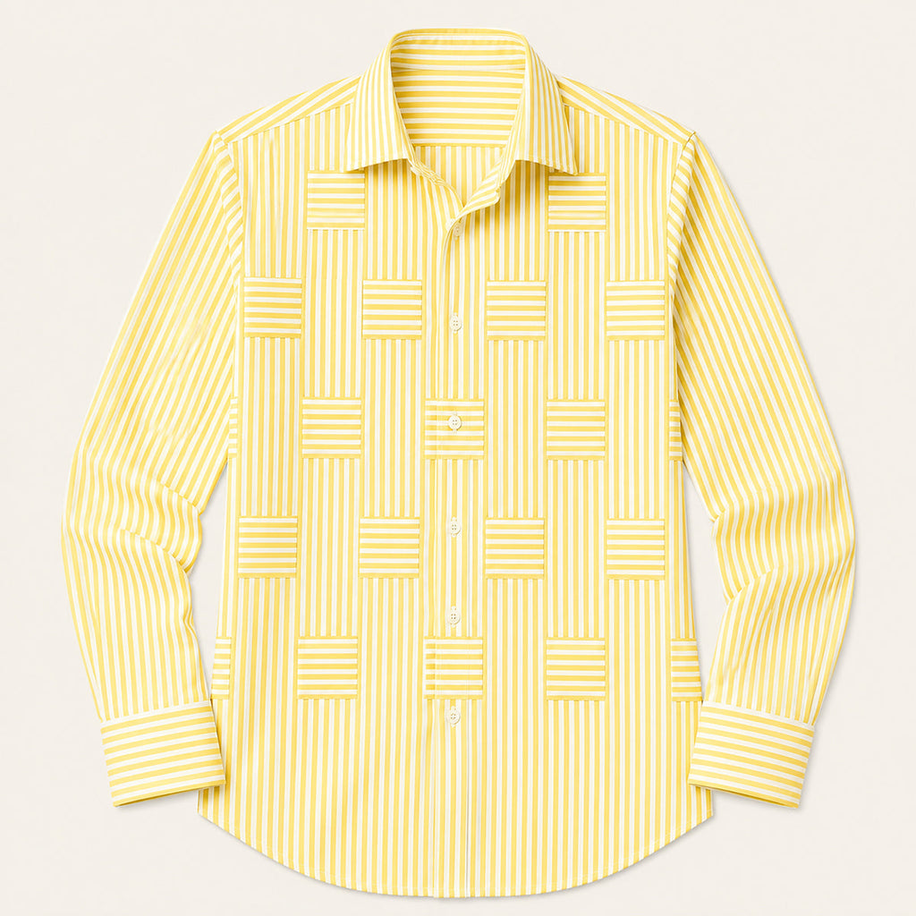 The Foxborough Men’s Casual Striped Wrinkle Resistant Shirt