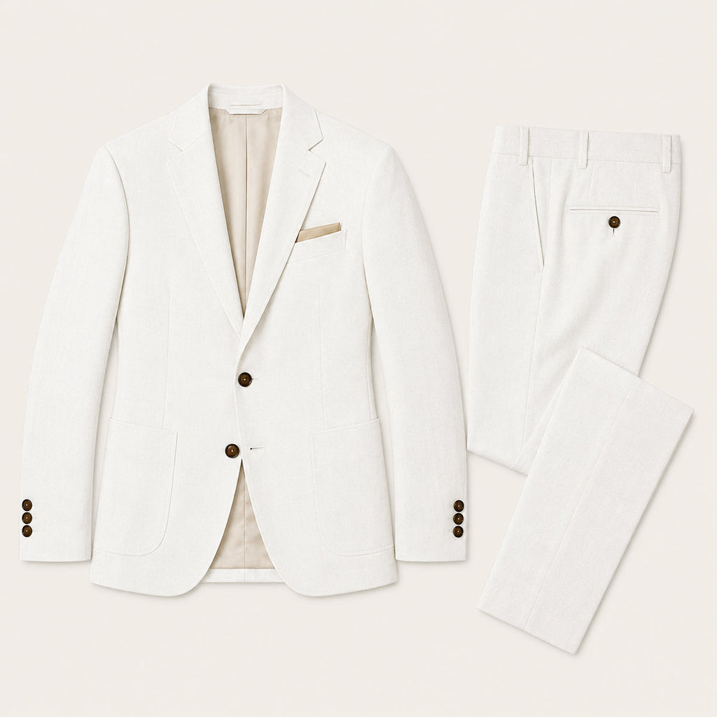 The Sheffield Men’s Slim Fit Set – Two Piece Business Wedding Suit