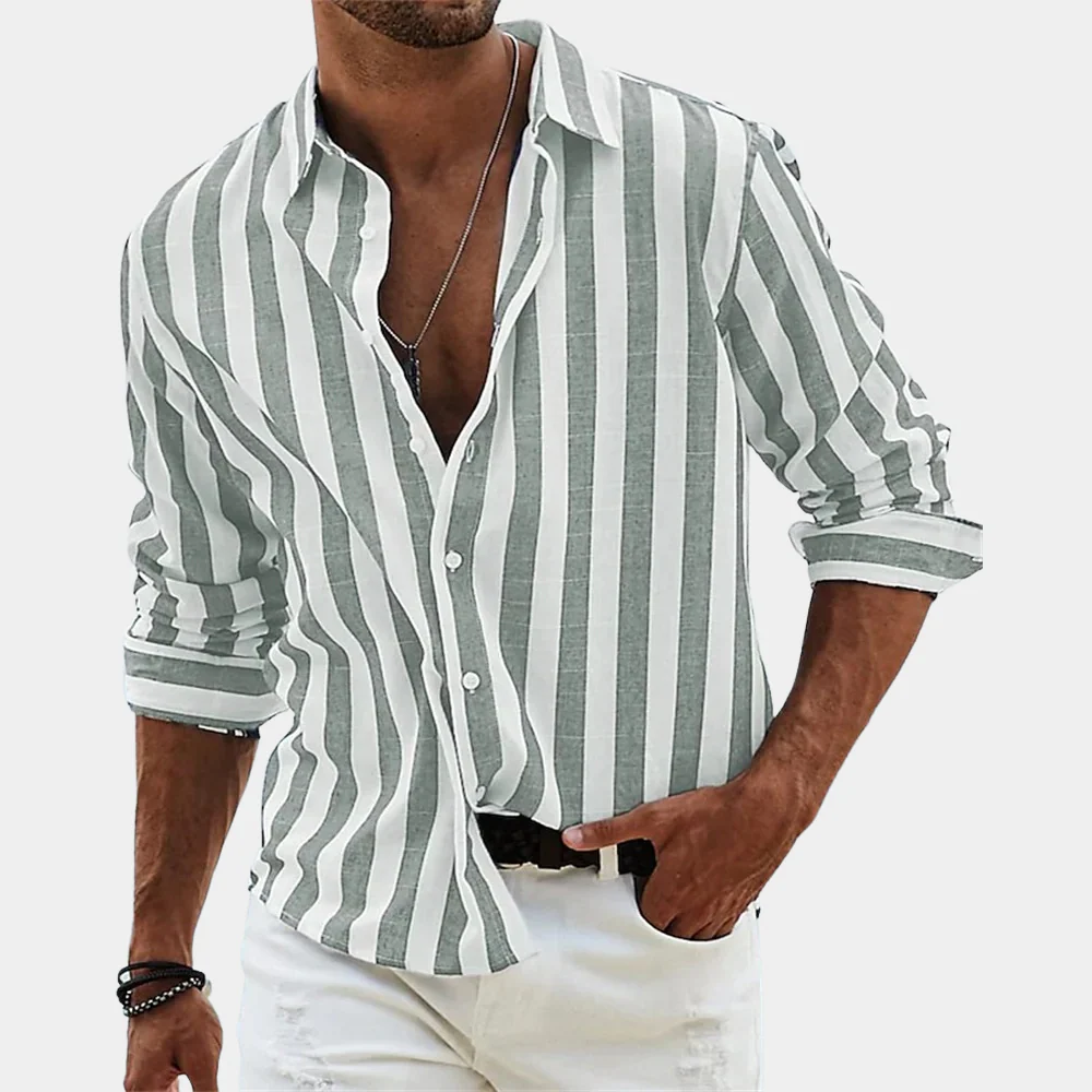 The Valencia Striped Shirt for Men