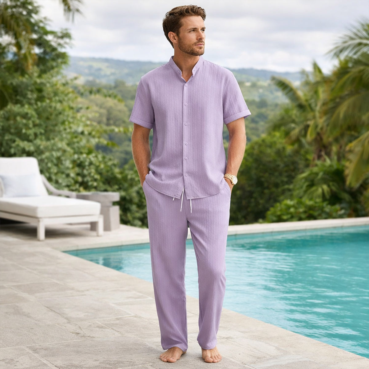 The Brookfield Ridge Men’s Summer Lightweight Set – Shirt & Pants