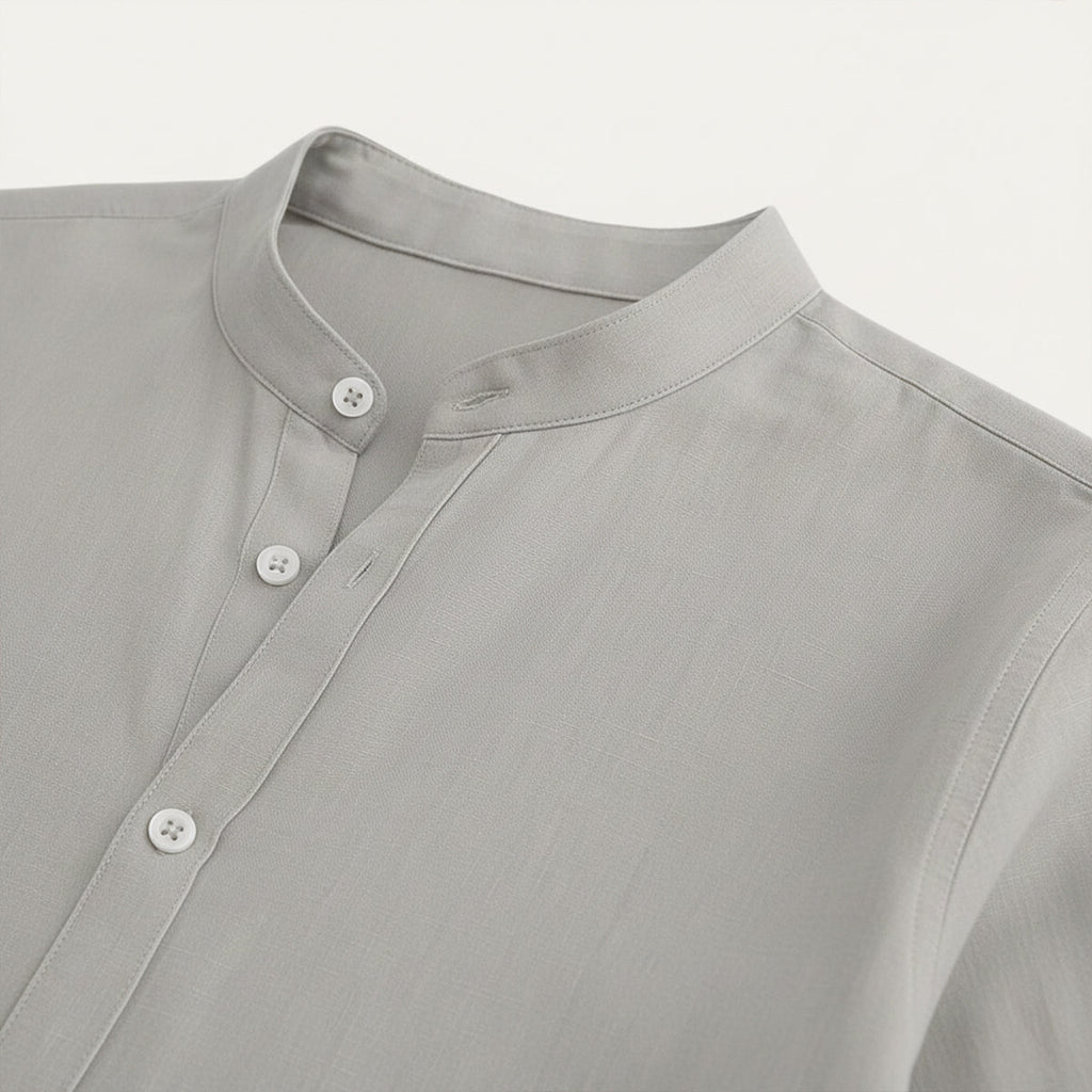 Summer Casual Linen Men Shirt Relaxed Fit