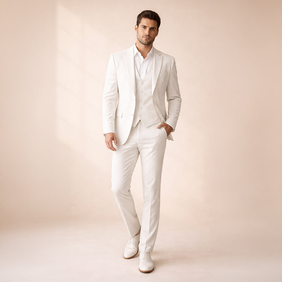The Silverwood Men’s 3 Piece Slim Fit Suit – Elegant Blazer, Waistcoat & Pants Set