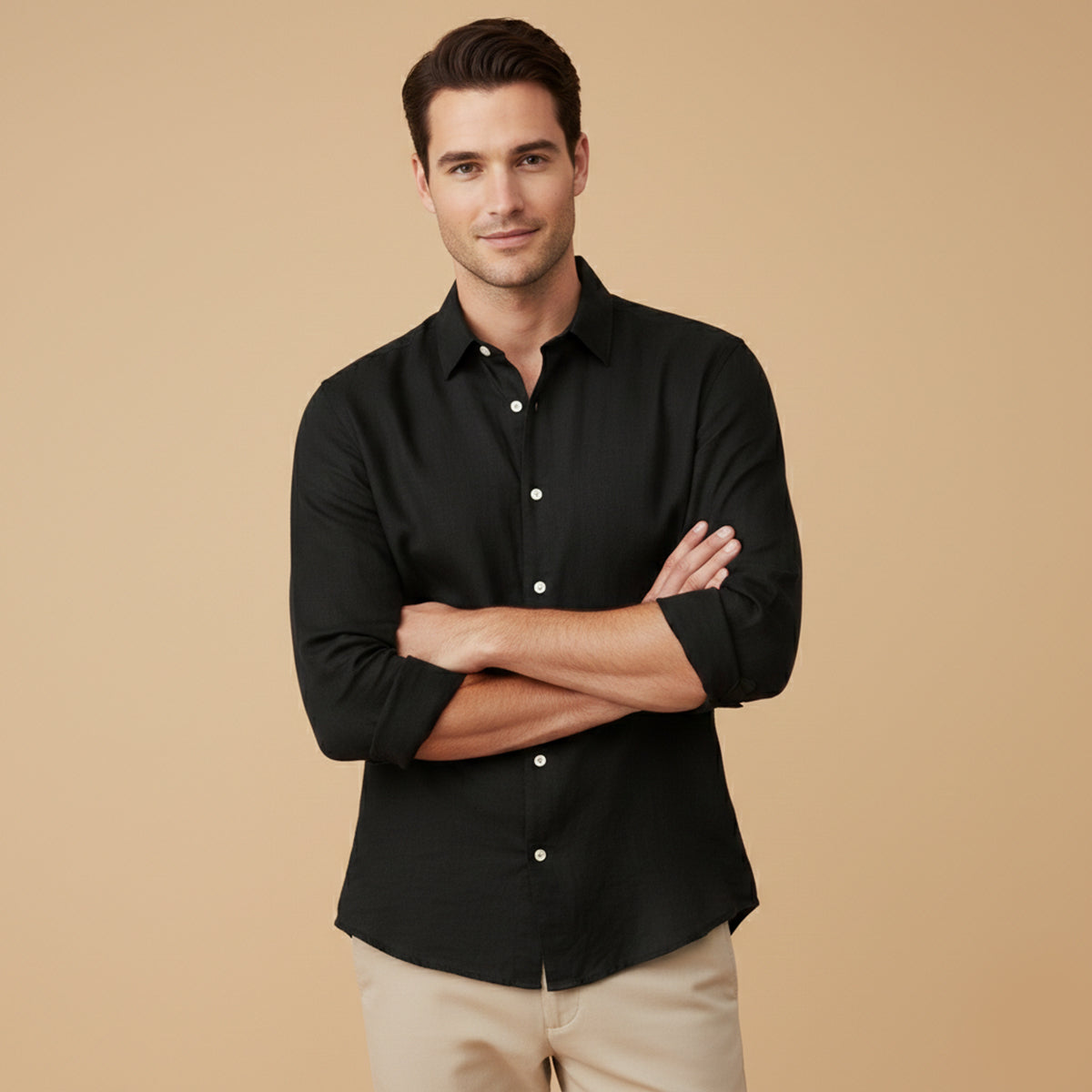 The Buckingham Men’s Casual Relaxed Fit Shirt