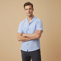 The Mayfair Men’s Relaxed Fit Textured Linen Blend Shirt