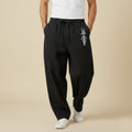 The Maplehill Men’s Casual Relaxed Fit Linen Wide Leg Drawstring Pants
