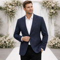 The Sarentino Men’s Vintage Checkered Plaid Blazer - Wedding Guest